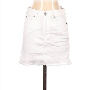 American Eagle denim skirts size 2 with raw edge